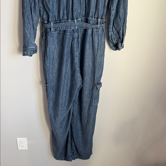 Anthropologie Cloth & Stone Utility Jumpsuit Large - Picture 10 of 13